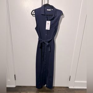 Lacoste long sleeveless shirt dress - NWT size 12